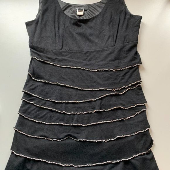 Black Beaded Tank Top - Picture 1 of 2